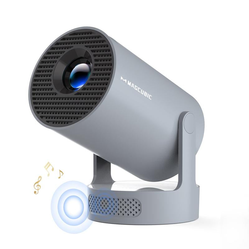 [US Warehouse] Magcubic Hy300Pro Projector 290ANSI Dual Wifi6 8K 4K Decode Auto Keystone Correction Wireless BT5.4 130"Screen 1280*720P Built-In Speaker Allwinner H726 180° Rotatable Mini Portable Home Cinema Outdoor Audio Gift